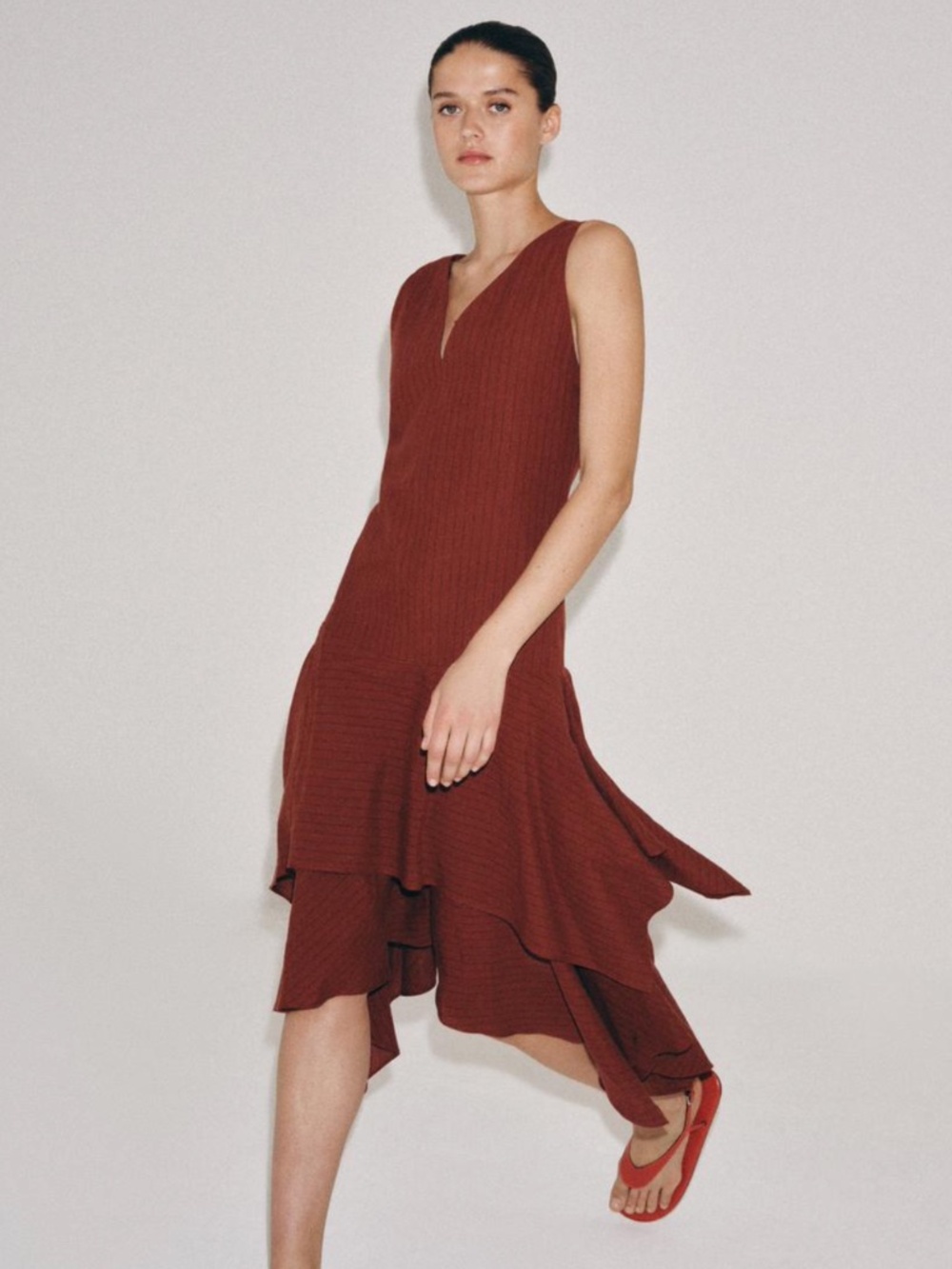 ZARA ZW COLLECTION Asymmetrical Dress